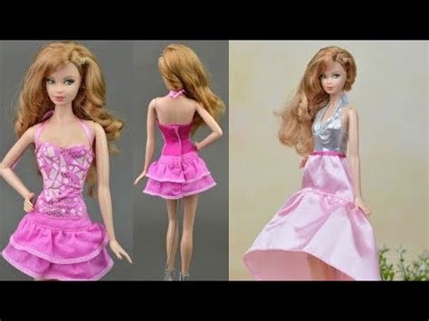 Barbie Elbise Yap M Barbie Diy Dakikada Hallet Barbie Parti