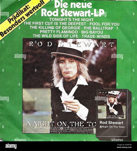 Vintage Vinyl Recording Stewart Rod The First Cut Is The Deepest D 1976 00001 Stock