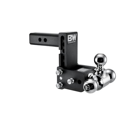 B W Trailer Hitches Tow Stow Adjustable Trailer Hitch Ball Mount