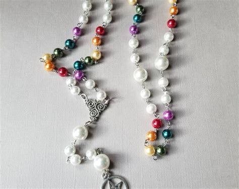 Lgbt Pagan Rosary Witches Rosary Pagan Prayer Beads Wiccan Rosary