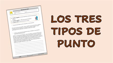 Los 3 Tipos De Puntos