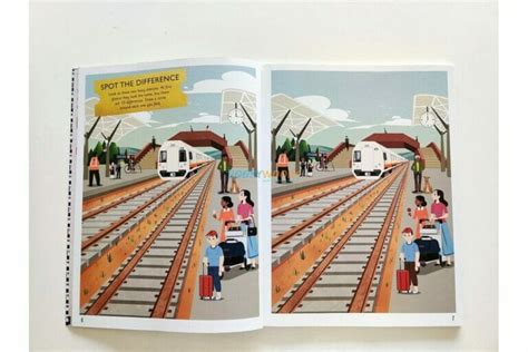 On The Train Activity Book Booky Wooky