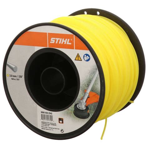 Bobine De Fil Rond Diam Tre Mm Longueur M Jaune Stihl