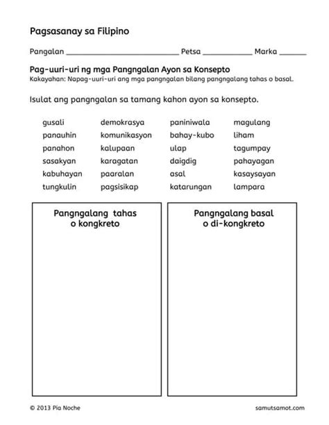 Uri Ng Pangngalan Ayon Sa Tungkulin Worksheet Live Worksheets – NBKomputer