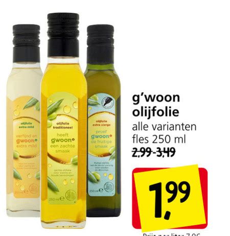 Gwoon Olijfolie Folder Aanbieding Bij Jan Linders Details