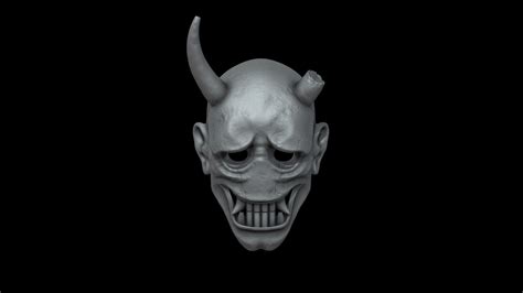 Ghostwire Tokyo Hannya Mask STL Printable 3D Model By SonicVisual