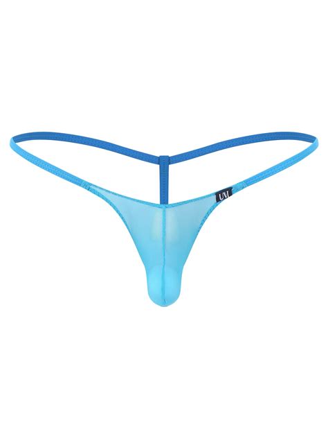 Mufeng Sexy Men S See Through Bikini Panties Thong Underwear Bulge