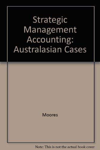 Buy Strategic Mgmt Accounting Cases Australasian Cases Book Online