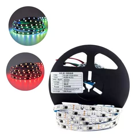 Fita Led Endereçável 5 Metros Ws2811 12v 300 Leds Ip20 fonte Frete grátis