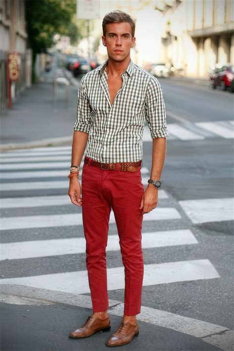 21 Men Outfits With Red Pants To Try Styleoholic