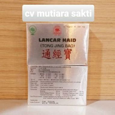 Jual Lancar Haid Tong Jing Bao Obat Memperlancar Haid Shopee Indonesia