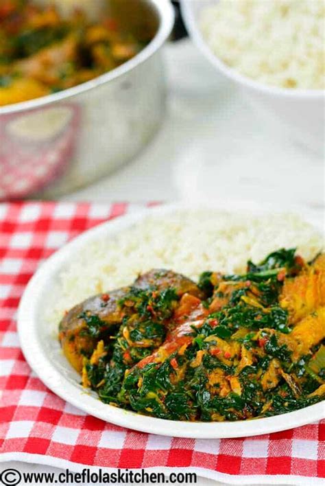 Spinach Stew Efo Riro Chef Lola S Kitchen