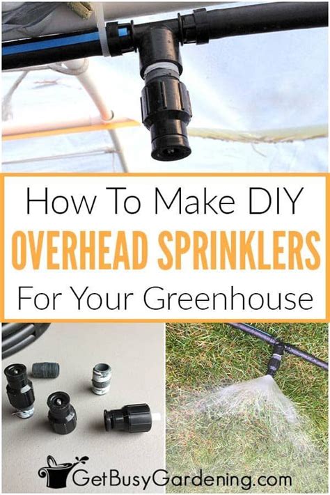 Diy Greenhouse Irrigation System For Overhead Sprinklers Diy