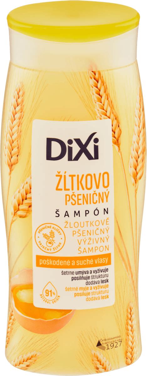 DiXi Žĺtkovo pšeničný výživný šampón na suché vlasy 250 ml mojadm sk