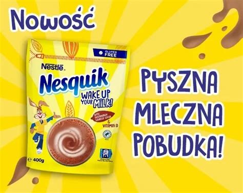 Nesquik Rozpuszczalny napój kakaowy z dodatkiem witamin 400 g Zakupy