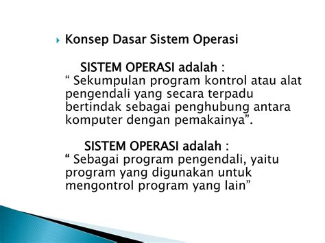 Solution Konsep Dasar Sistem Operasi Studypool