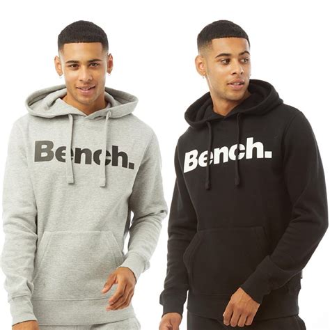 Buy Bench Mens Grayson Two Pack Hoodies Black/Grey Marl