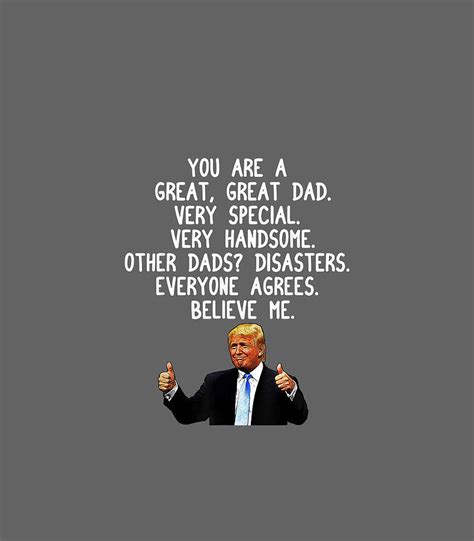 Funny Donald Trump Fathers Day Gag Conservative Dad Digital Art By