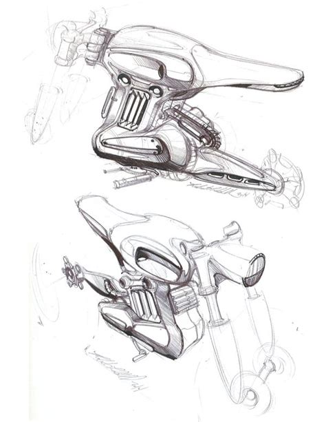 ZUNDAPP Motorcycle By Robert Liddell Via Behance Bike Sketch Car