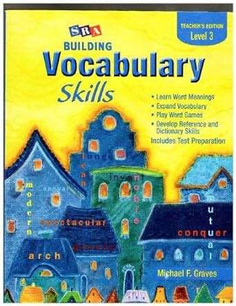 Building Vocabulary Skills A Teacher S Edition Level 3 Michael