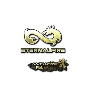 Sticker Eternal Fire Gold Antwerp Pricempire