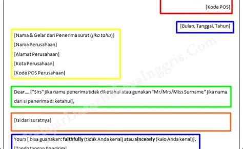 Contoh Surat Formal Dan Informal Dalam Bahasa Inggris Beserta Artinya World Media Internationalism