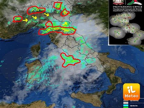 Meteo Cronaca Diretta Temporali e Grandine già in Atto ecco dove