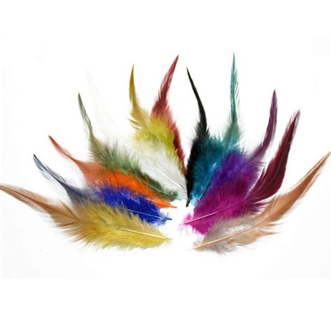 Soarer Colorful Craft Rooster Feathers Pcs Inch Colored Feathers