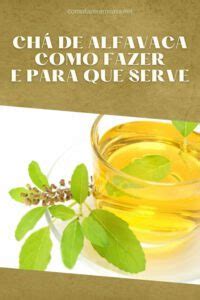 Como fazer Chá de Alfavaca e para que serve Como fazer em casa