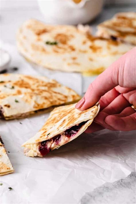 Leftover Thanksgiving Turkey Quesadilla Fit Foodie Finds