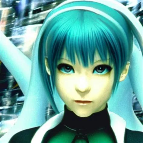 Film Still Of Miku Hatsune In The Matrix 1999 Stable Diffusion