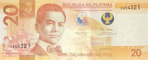 Philippines New Date 2023 20 Peso Note B1096b Confirmed Banknotenews