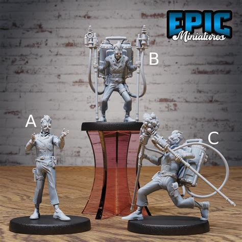 Inventor Joseph Epic Miniatures Steam Inventions 28mm 32mm Steampunk