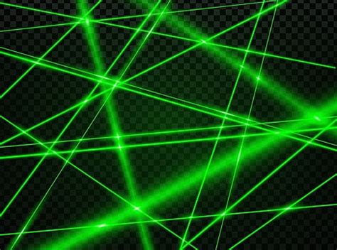 Laser Beam Vector Hd Images, Abstract Green Laser Beam, Science, Effect ...