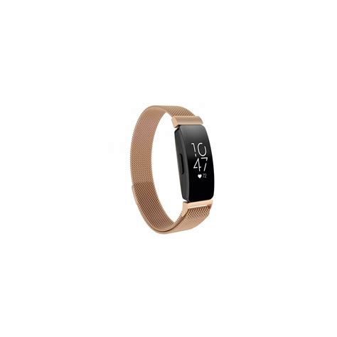 Milanese magnetiske armbånd FITBIT Inspire Inspire HR Gold Elkjøp