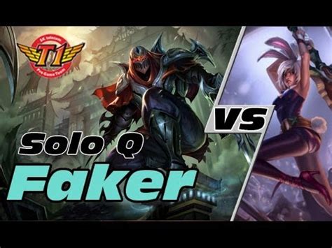 Skt T Faker Mid Zed Rune Mastery Youtube