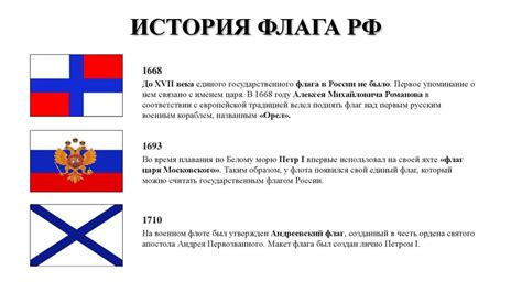 История флага РФ - презентация онлайн