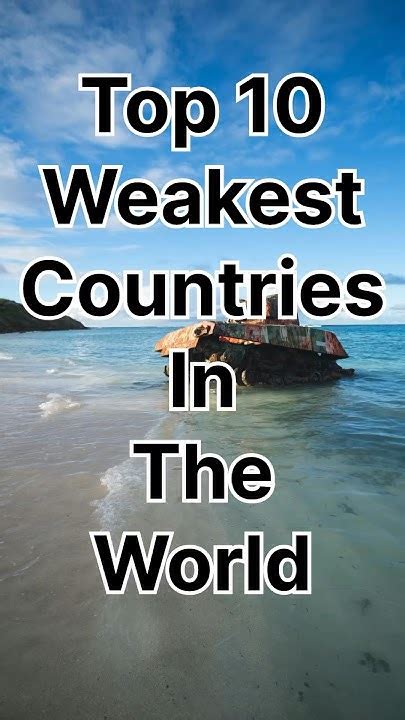 Top 10 Weakest Countries In The World Trending Trendingshorts