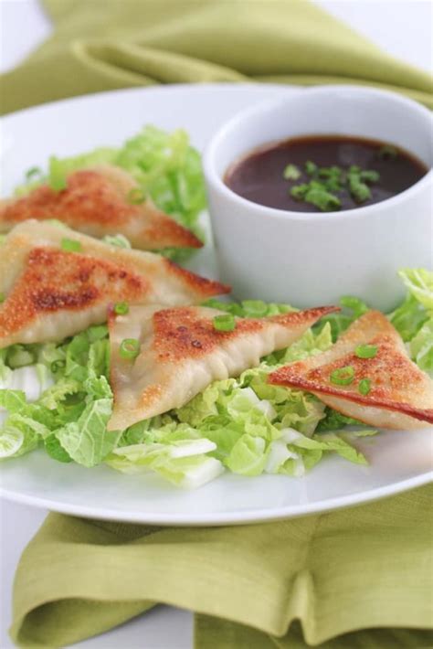 Pork Potstickers Recipe Sesame Ginger Dip Dressing