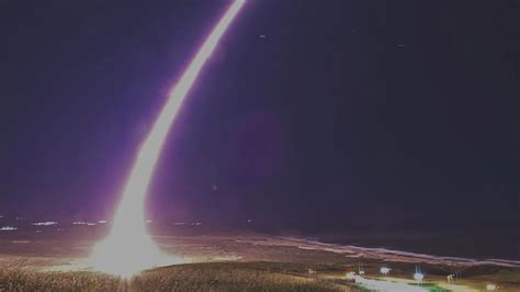 Us Test Launches Unarmed Intercontinental Ballistic Missile