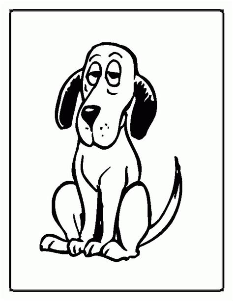 Free Cartoon Dog Coloring Pages, Download Free Cartoon Dog Coloring ...