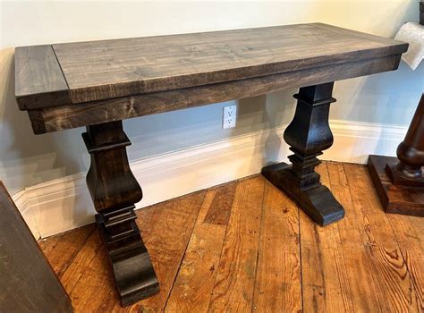 Century Pedestal Sofa Table Anne Quinn Furniture