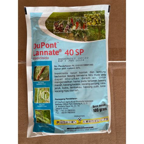 Jual Insektisida Dupont Lannate Sp Gram Lannate Biru Shopee