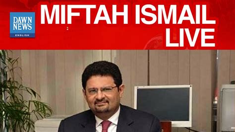 Former Finance Minister Miftah Ismail Speaks At An Event In Karachi