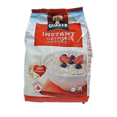 Quaker Instant Oatmeal Oat Segera G Shopee Malaysia