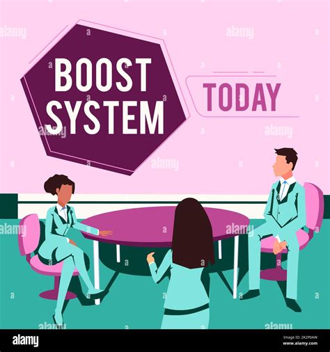 Affichage Conceptuel Boost System Photo Conceptuelle Rajeunissement