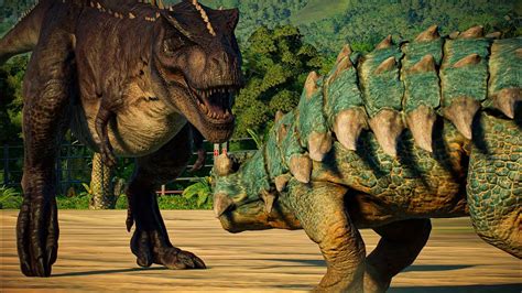 CAMP CREATCEOUS TARBOSAURUS VS BUMPY TORO PIERCE FIGHT Jurassic