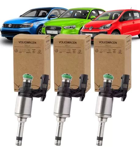 Kit 3 Bico Injetor Up Tsi Virtus Jetta 1 0 Audi A1 A3 Q3 1 4