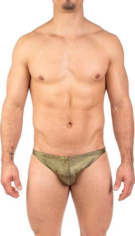 Men S Print Contour Pouch Ultra Greek Bikini Swimsuit By Gary Majdell