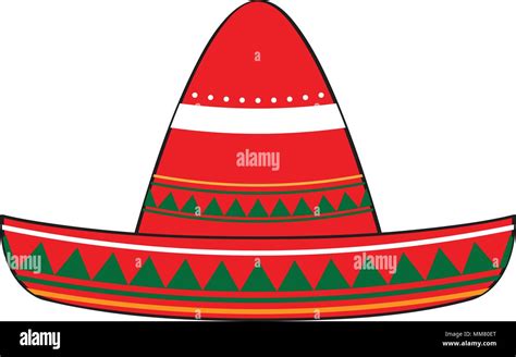 Traditional Mexican Hat Stock Vector Image And Art Alamy